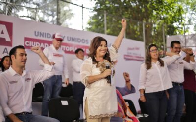 Clara Brugada se compromete a revisar tarifas de agua en Miguel Hidalgo