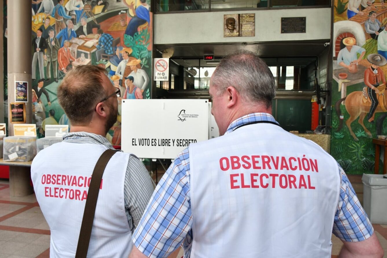 Observador electoral IECM 1