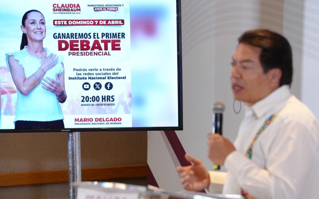 Mario Delgado asegura que Claudia Sheinbaum ganará 1er Debate Presidencial