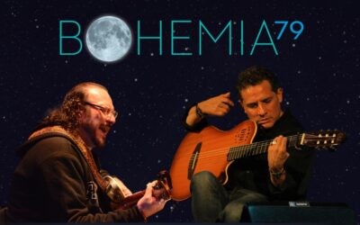 Fernando Delgadillo y Alejandro Filio reunidos en «La Bohemia 79»