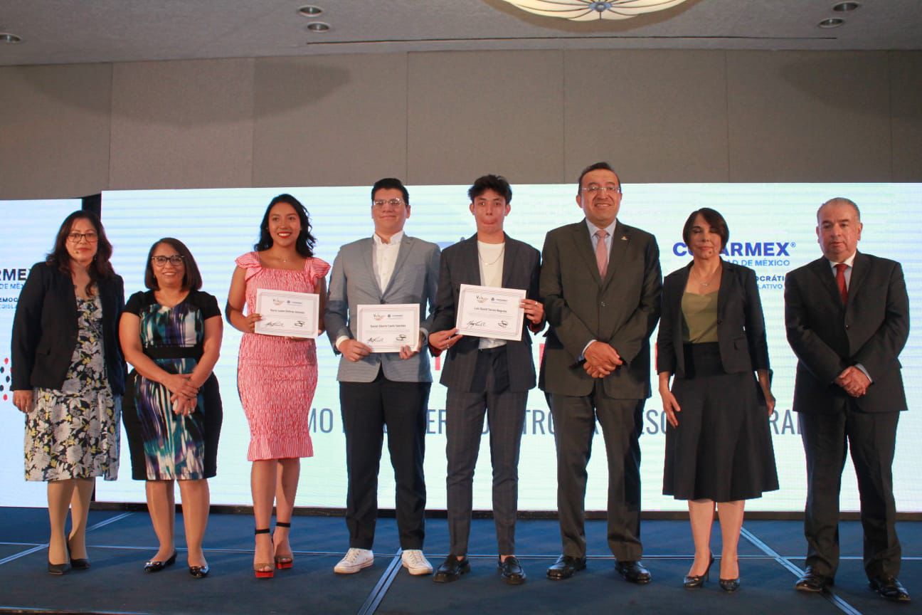 COPARMEX CDMX premia iniciativas juveniles para fomentar la participación electoral