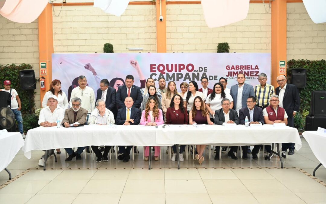 Candidata de Morena a Diputada Federal por Azcapotzalco presentó a su gabinete de sectores expertos