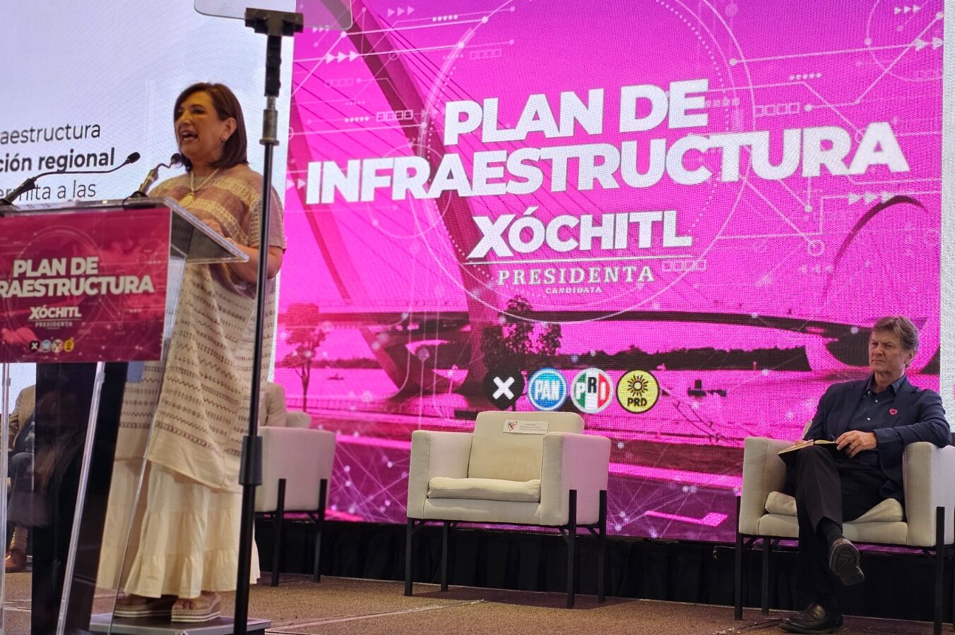 Xóchitl Gálvez Presenta Plan de Infraestructura para México 2024-2030