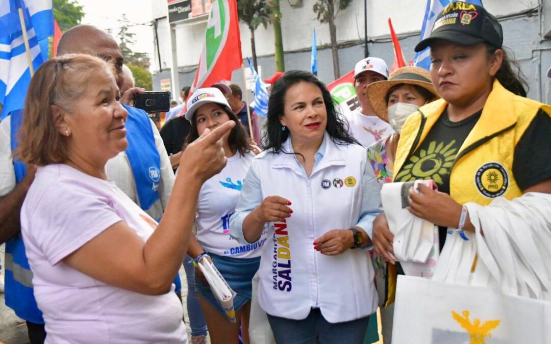El voto es libre y secreto, no se dejen intimidar: Margarita Saldaña