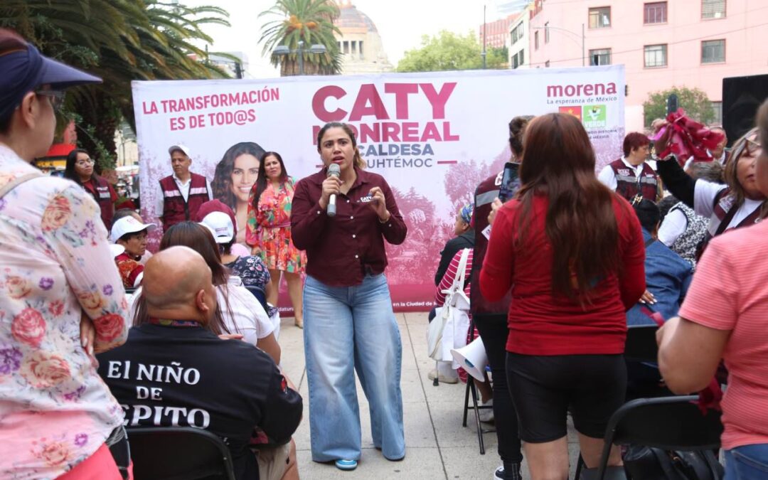 Habrá crecimiento ordenado en Cuauhtémoc y combatir el cártel inmobiliario: Caty Monreal