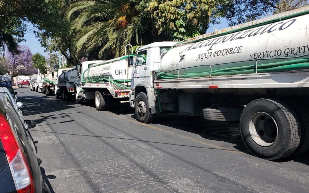 Abasto de agua en Azcapotzalco se regularizará a partir de esta tarde