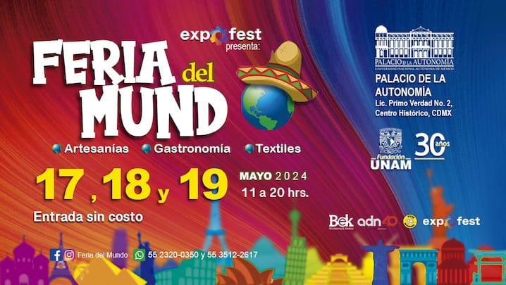 La Feria del Mundo abre sus puertas en el Centro Histórico de la CDMX