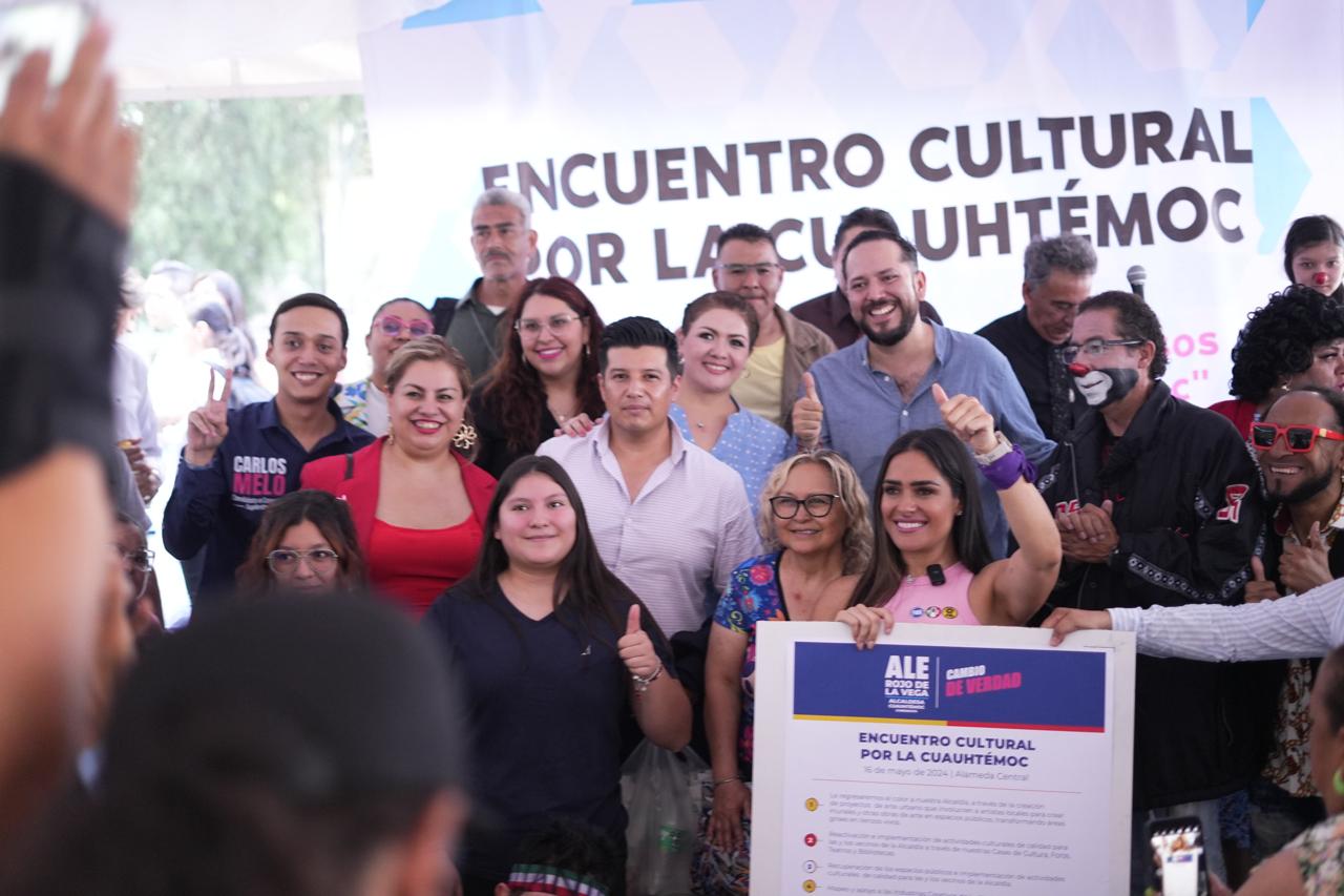 Ale Rojo de la Vega impulsará la cultura en la Alcaldía Cuauhtémoc