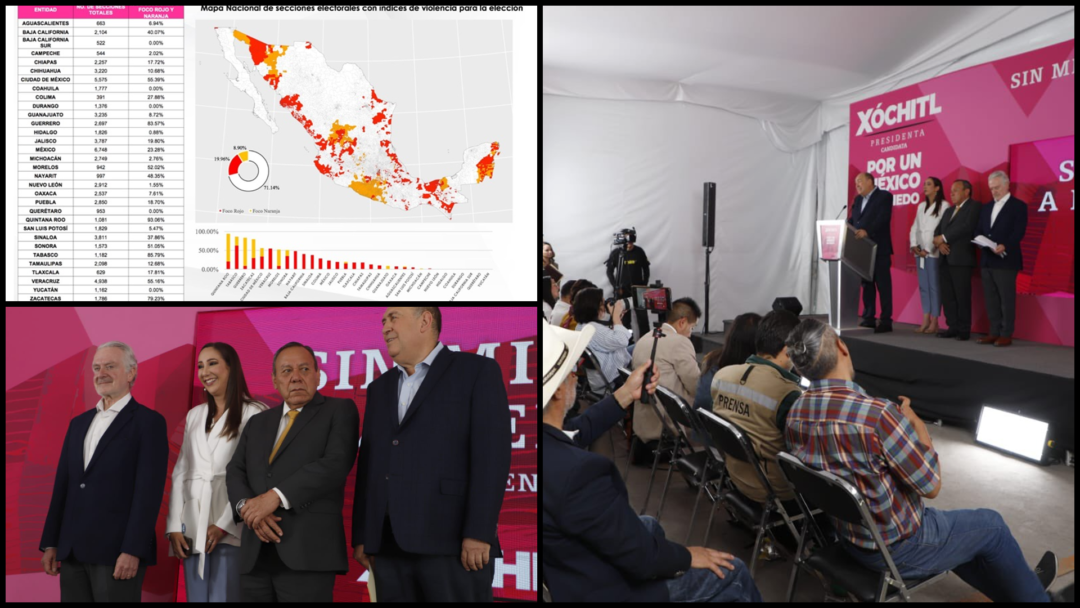 Coalición Fuerza y Corazón por México alerta sobre Mapa de Riesgos Electorales