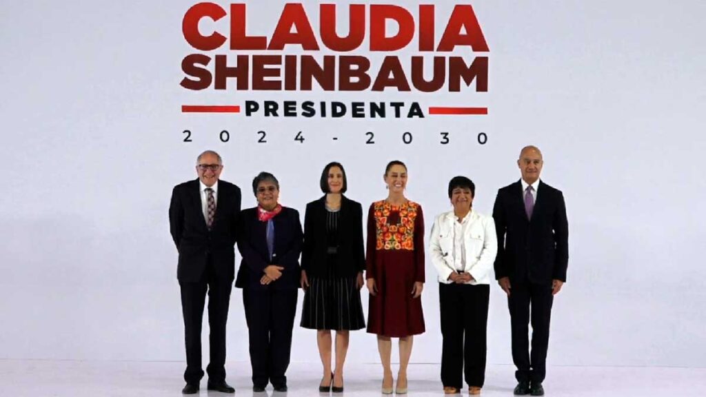 Claudia Sheinbaum presenta a nuevos integrantes de su gabinete para el sexenio 2024-2030