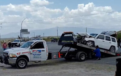 Accidente del convoy de Claudia Sheinbaum en Coahuila deja un fallecido