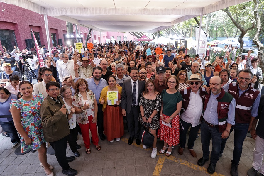 Martí Batres Guadarrama inaugura PILARES “El Parián”