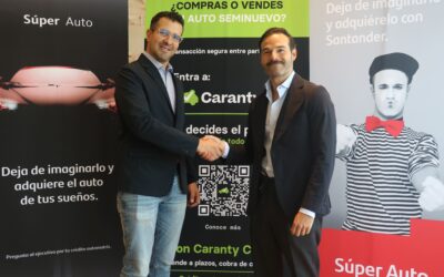 Santander Mx y Caranty reportan crecimiento en financiamiento de autos seminuevos