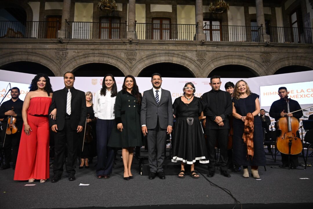 Presenta Gobierno capitalino Himno de la Ciudad de México