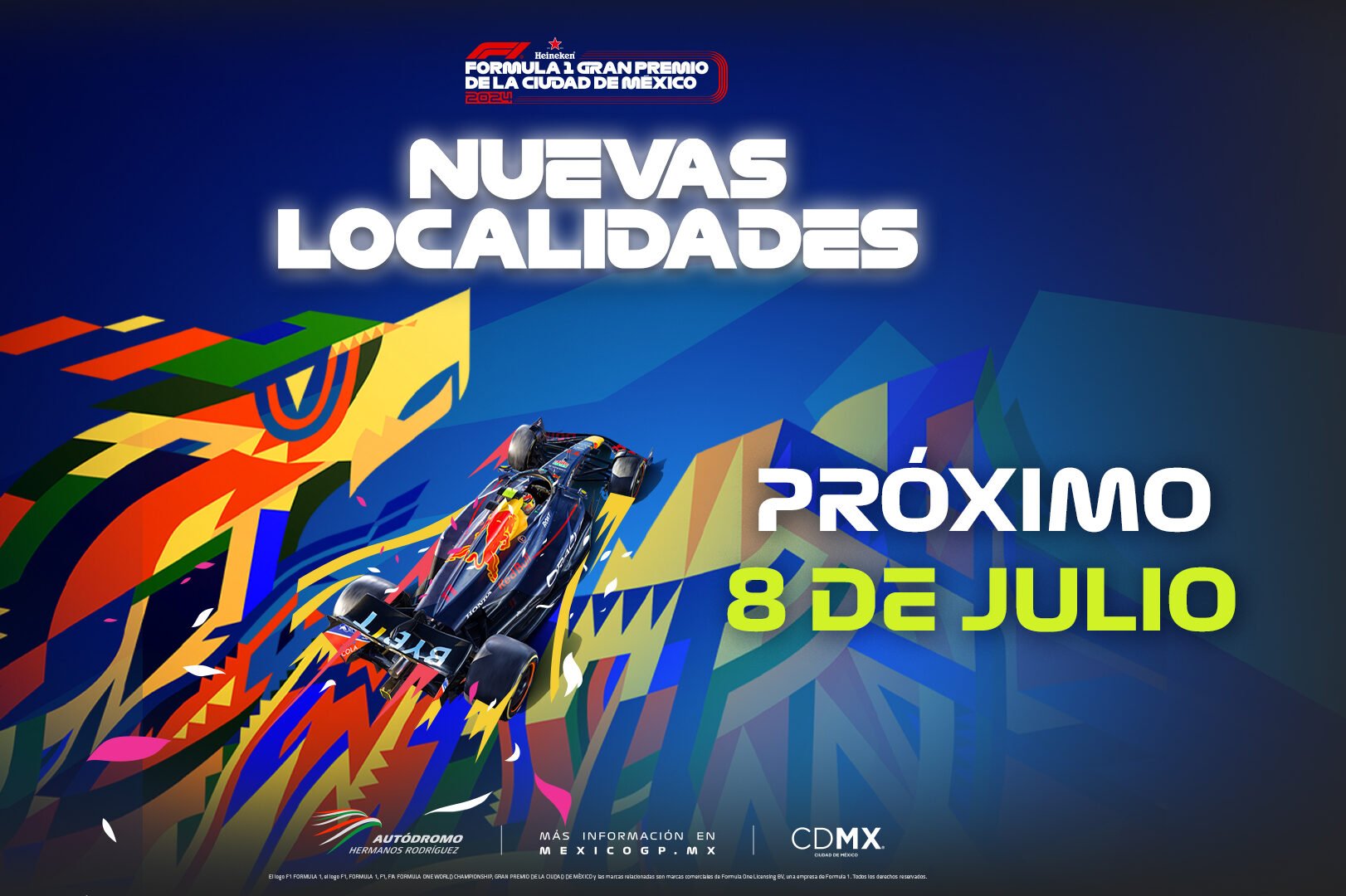 ¡Nuevas localidades disponibles para el México GP 2024!