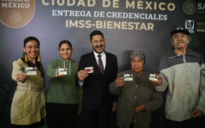 Martí Batres participa en la entrega de credenciales del programa IMSS-Bienestar
