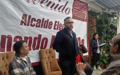 Fernando Mercado se reúne con vecinos y líderes de Magdalena Contreras