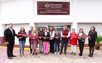 Fovissste inaugura nueva oficina de vivienda en Valle de Aragón-Nezahualcóyotl