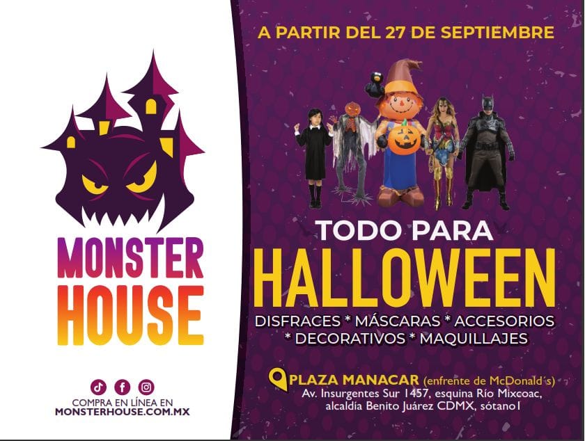 ¡Prepárate para el Halloween con Monster House en Manacar!