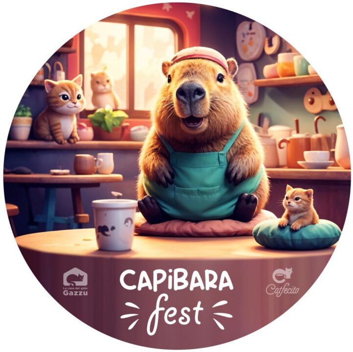 ¡Llega el Capibara Fest 2025 a CDMX para alegrar corazones y ayudar a los michis!